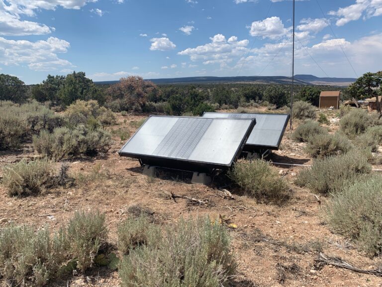 A commercial Hydropanel on the Navajo Nation in Arizona.